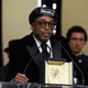 Director Spike Lee receives the Grand Prix award for BlacKkKlansman during the closing ceremony of the 71st annual Cannes Film Festival at the Palais des Festivals on May 19, 2018, in Cannes, France.